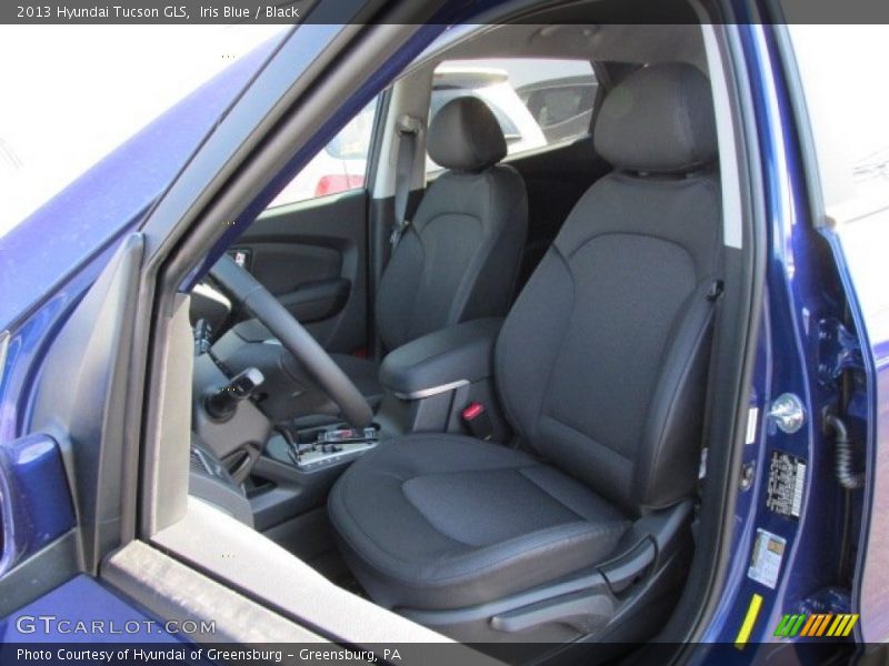 Iris Blue / Black 2013 Hyundai Tucson GLS