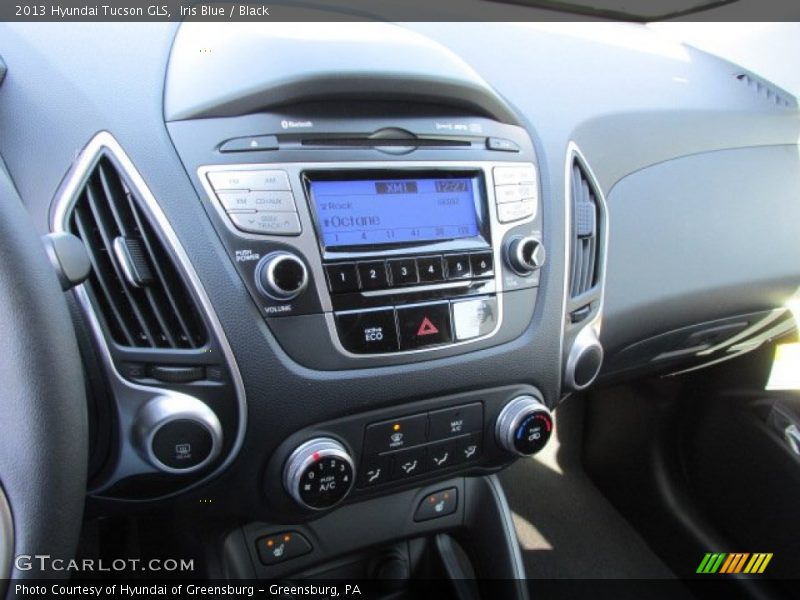 Iris Blue / Black 2013 Hyundai Tucson GLS