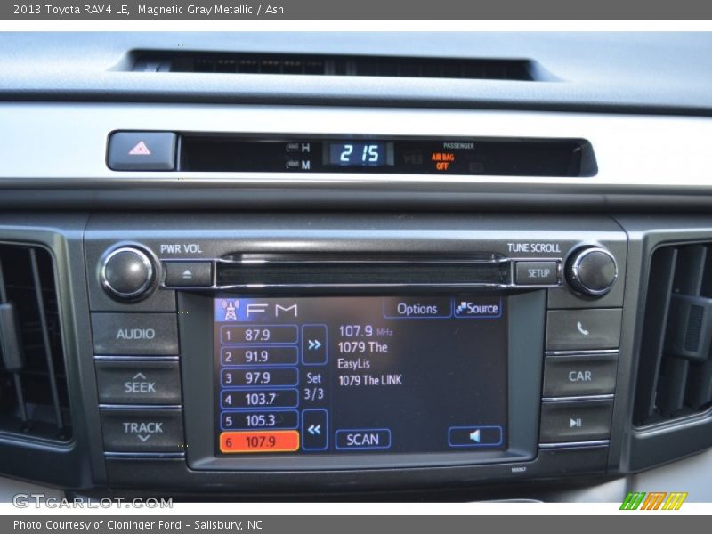 Audio System of 2013 RAV4 LE