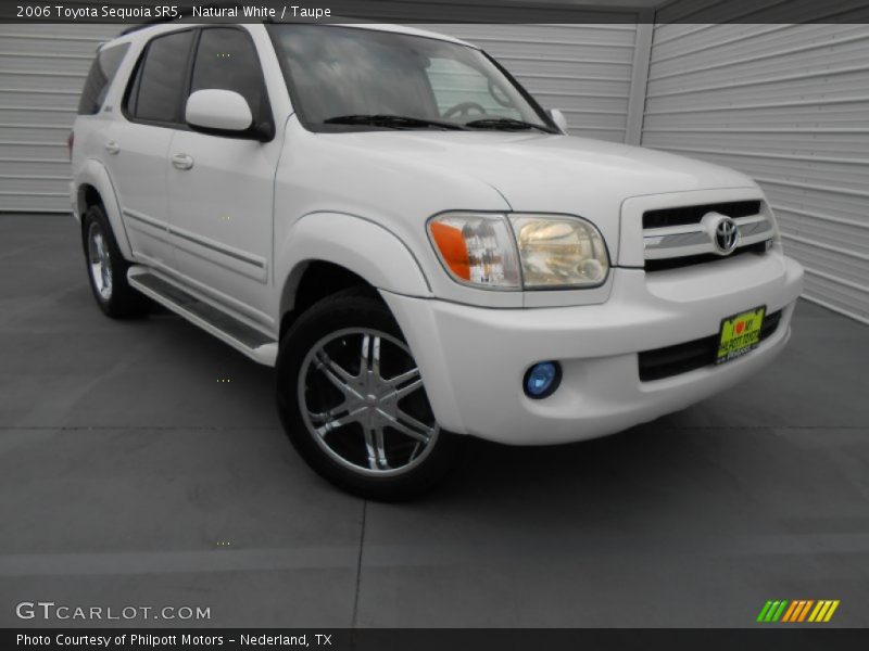 Natural White / Taupe 2006 Toyota Sequoia SR5