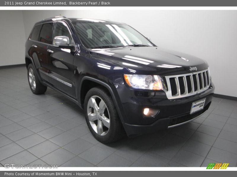 Blackberry Pearl / Black 2011 Jeep Grand Cherokee Limited