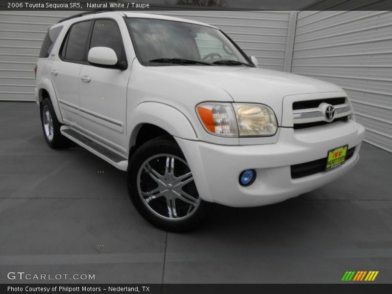 Natural White / Taupe 2006 Toyota Sequoia SR5