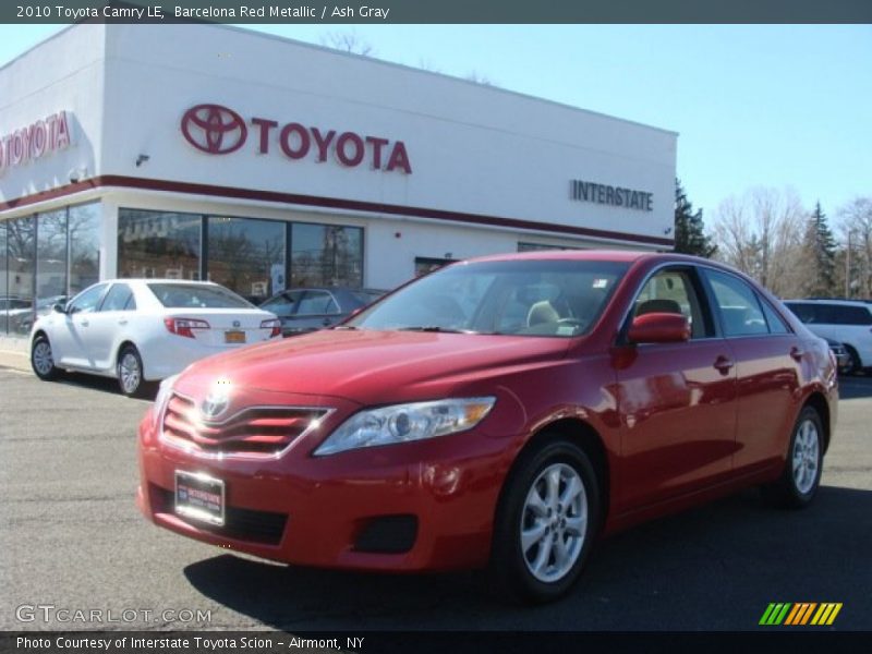 Barcelona Red Metallic / Ash Gray 2010 Toyota Camry LE
