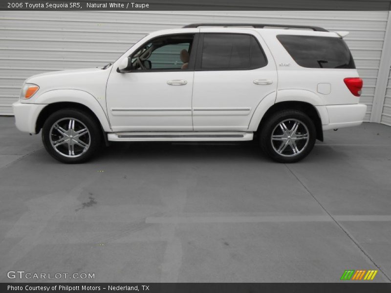 Natural White / Taupe 2006 Toyota Sequoia SR5