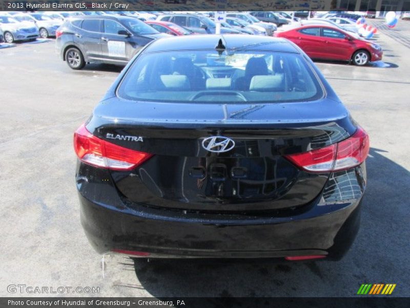 Black / Gray 2013 Hyundai Elantra GLS