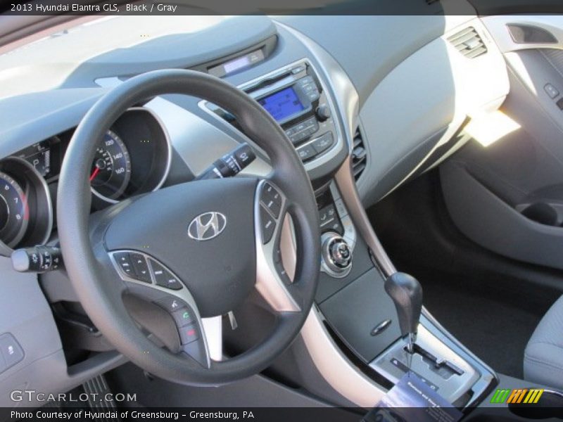 Black / Gray 2013 Hyundai Elantra GLS