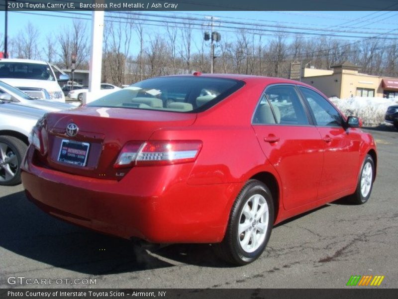 Barcelona Red Metallic / Ash Gray 2010 Toyota Camry LE