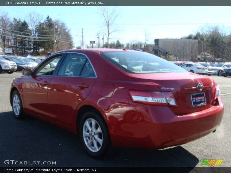 Barcelona Red Metallic / Ash Gray 2010 Toyota Camry LE