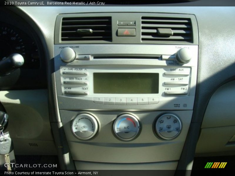 Barcelona Red Metallic / Ash Gray 2010 Toyota Camry LE