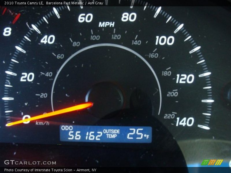 Barcelona Red Metallic / Ash Gray 2010 Toyota Camry LE