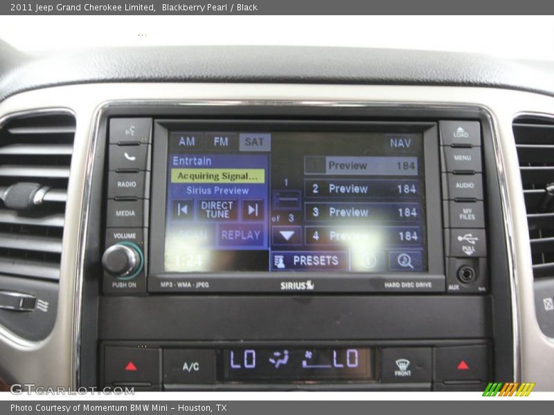 Blackberry Pearl / Black 2011 Jeep Grand Cherokee Limited