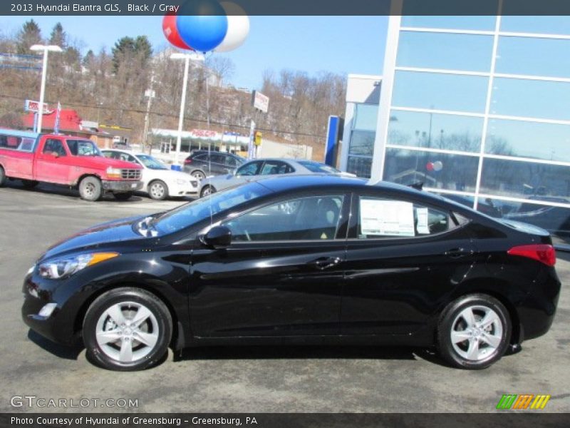 Black / Gray 2013 Hyundai Elantra GLS