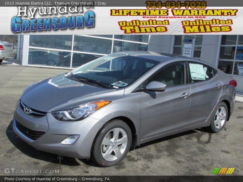 Titanium Gray Metallic / Gray 2013 Hyundai Elantra GLS