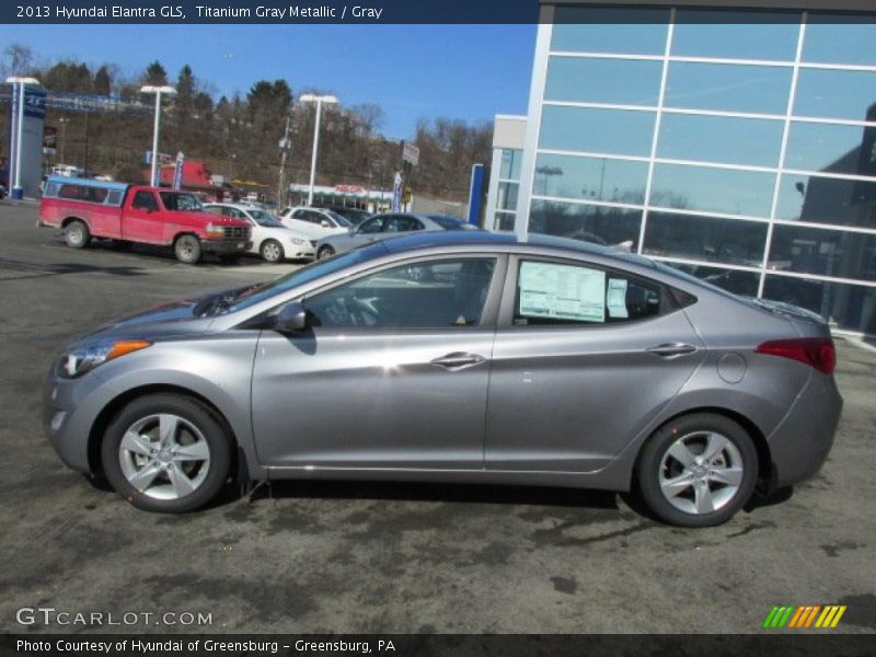Titanium Gray Metallic / Gray 2013 Hyundai Elantra GLS