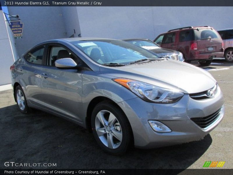 Titanium Gray Metallic / Gray 2013 Hyundai Elantra GLS