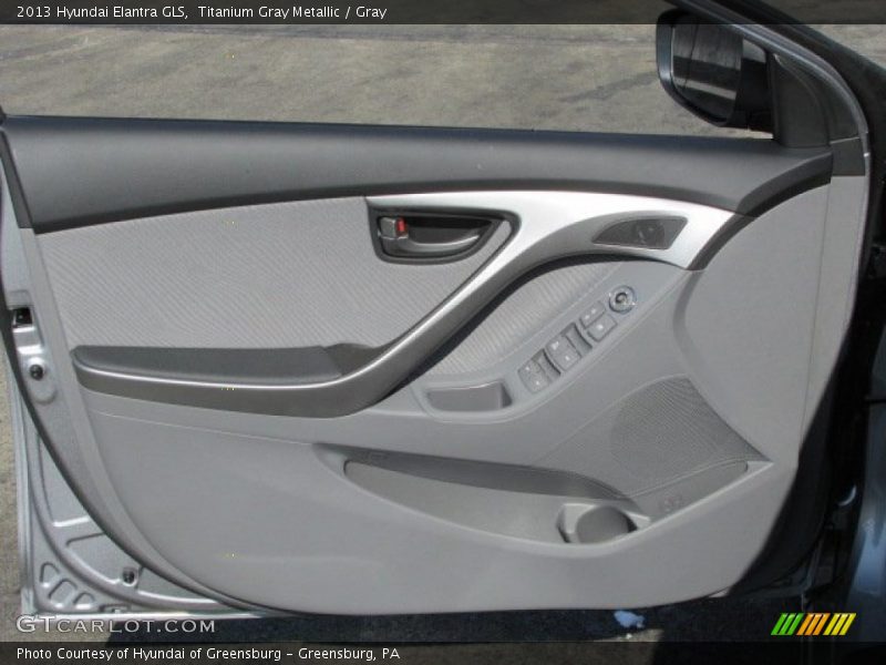 Titanium Gray Metallic / Gray 2013 Hyundai Elantra GLS
