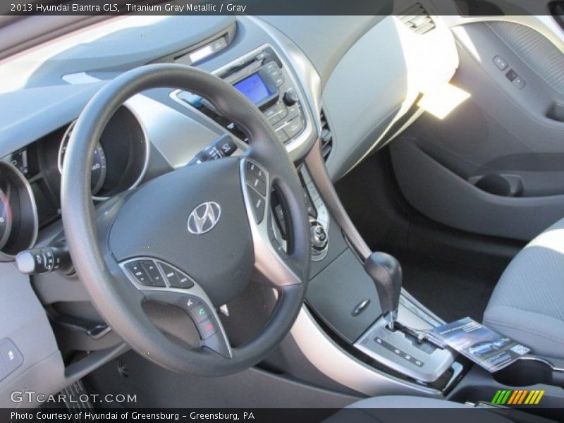 Titanium Gray Metallic / Gray 2013 Hyundai Elantra GLS