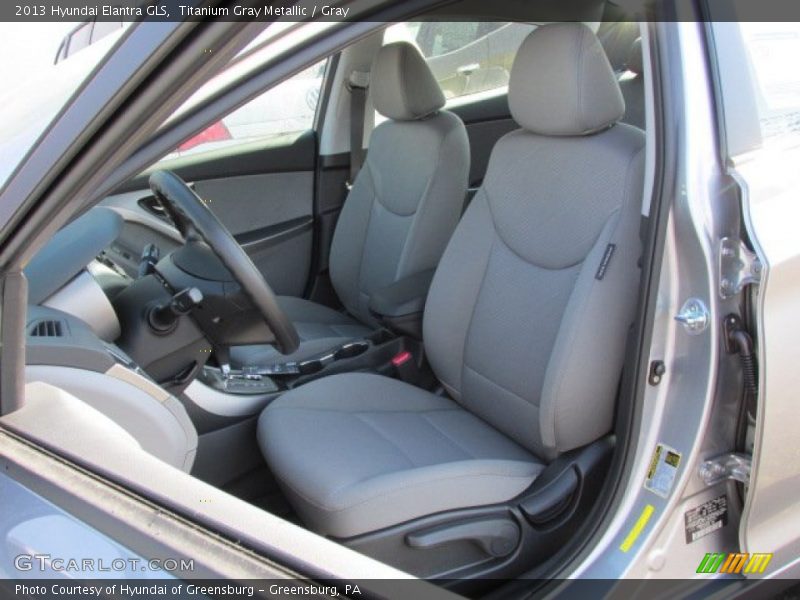 Titanium Gray Metallic / Gray 2013 Hyundai Elantra GLS