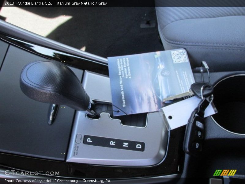 Titanium Gray Metallic / Gray 2013 Hyundai Elantra GLS