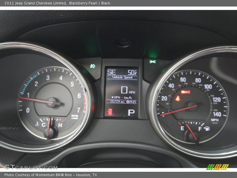  2011 Grand Cherokee Limited Limited Gauges