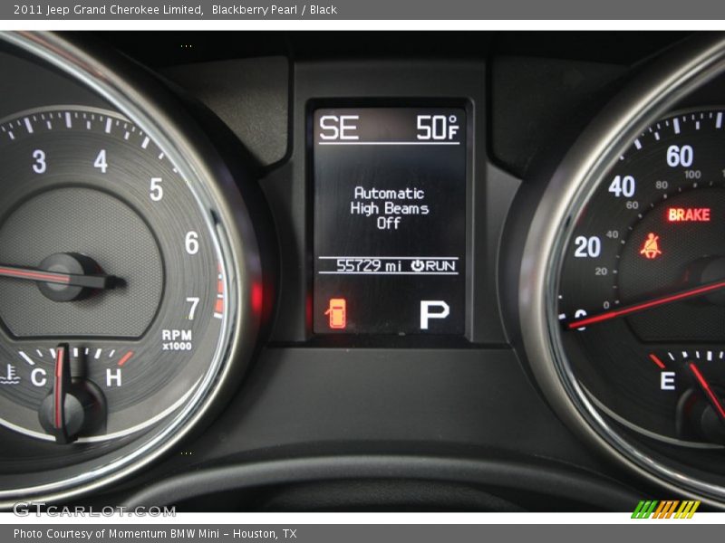 Blackberry Pearl / Black 2011 Jeep Grand Cherokee Limited