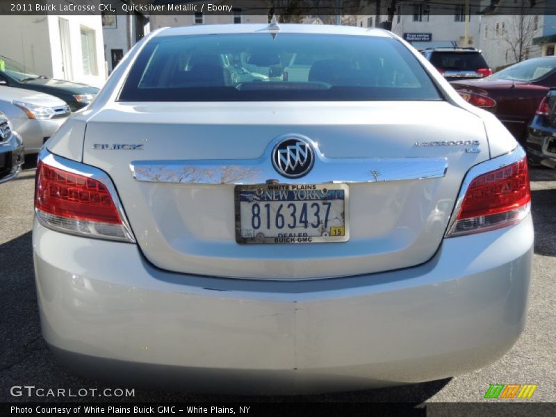 Quicksilver Metallic / Ebony 2011 Buick LaCrosse CXL