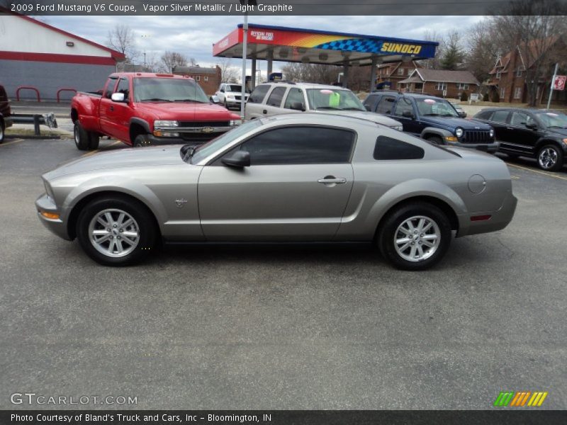 Vapor Silver Metallic / Light Graphite 2009 Ford Mustang V6 Coupe