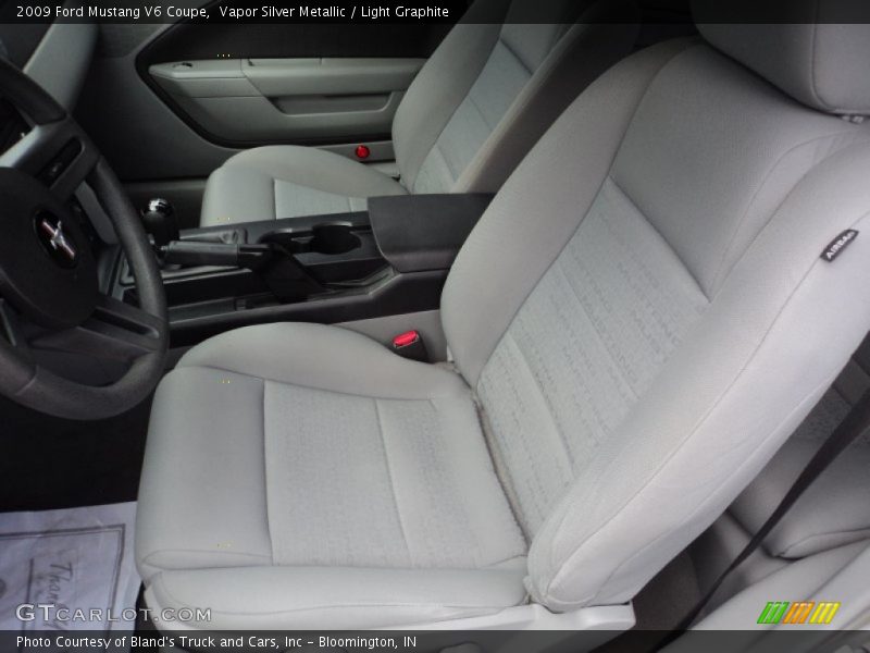Vapor Silver Metallic / Light Graphite 2009 Ford Mustang V6 Coupe