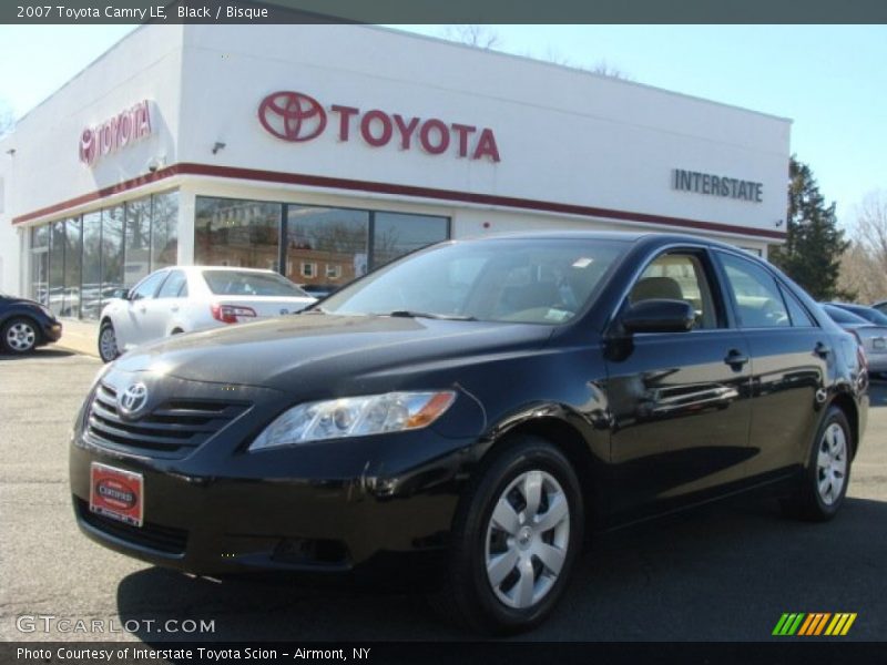 Black / Bisque 2007 Toyota Camry LE
