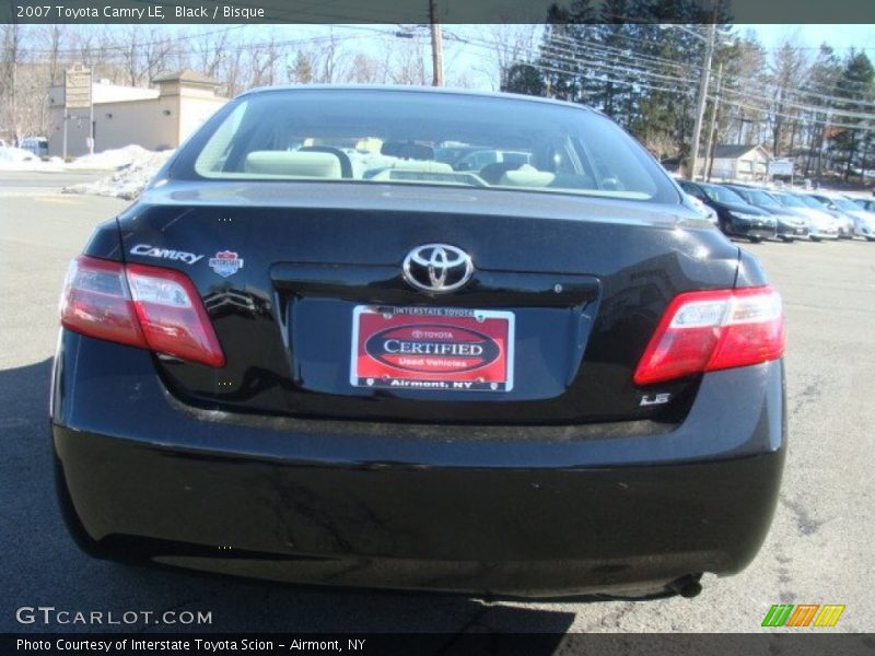 Black / Bisque 2007 Toyota Camry LE