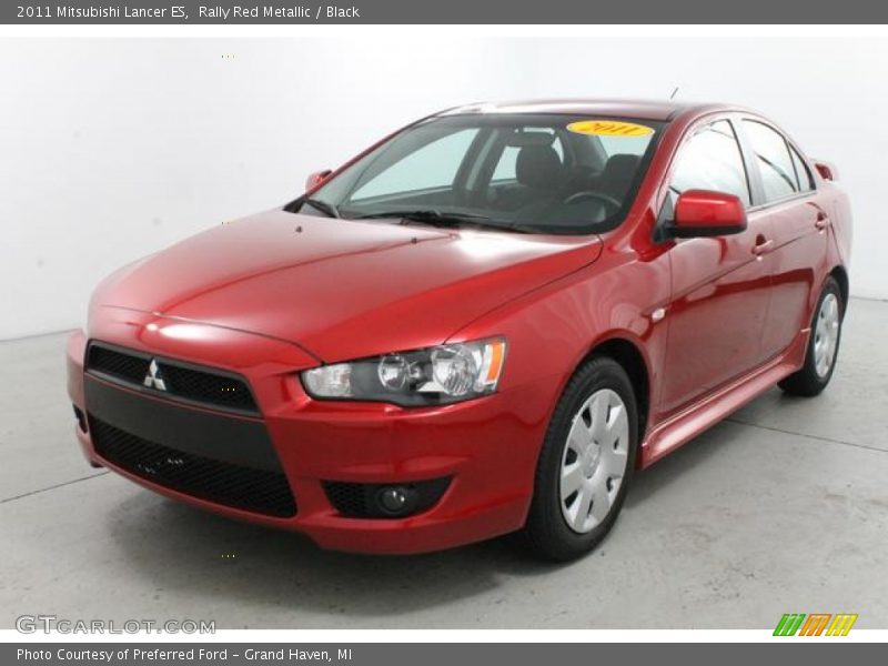 Front 3/4 View of 2011 Lancer ES