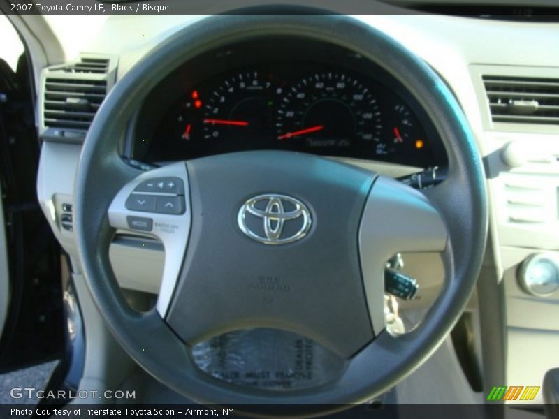 Black / Bisque 2007 Toyota Camry LE