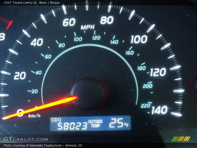 Black / Bisque 2007 Toyota Camry LE