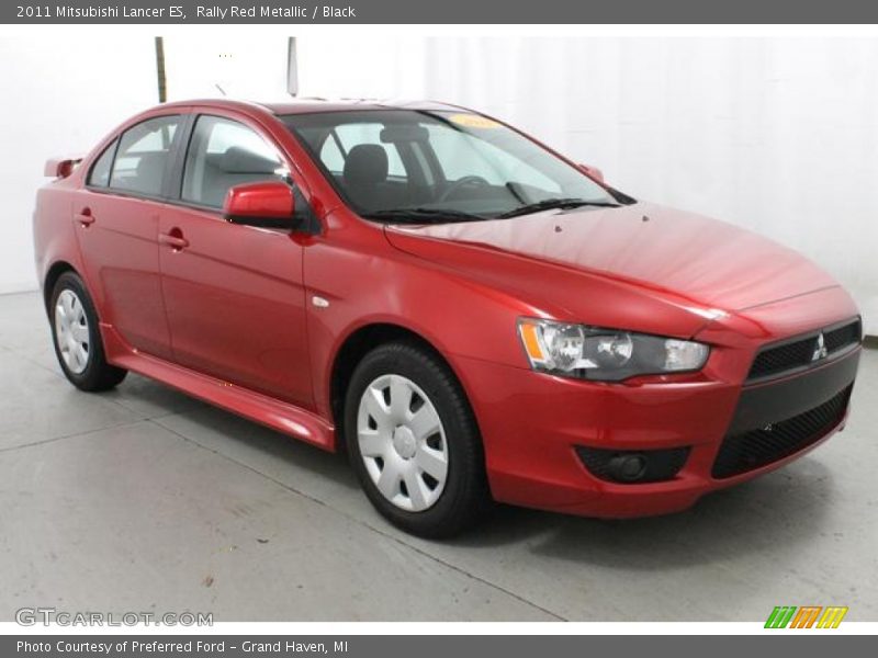 Front 3/4 View of 2011 Lancer ES