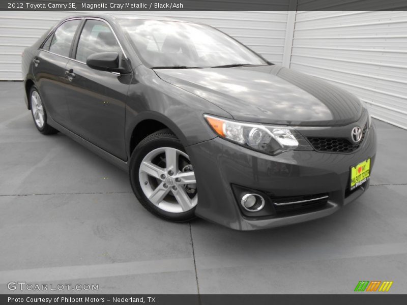 Magnetic Gray Metallic / Black/Ash 2012 Toyota Camry SE