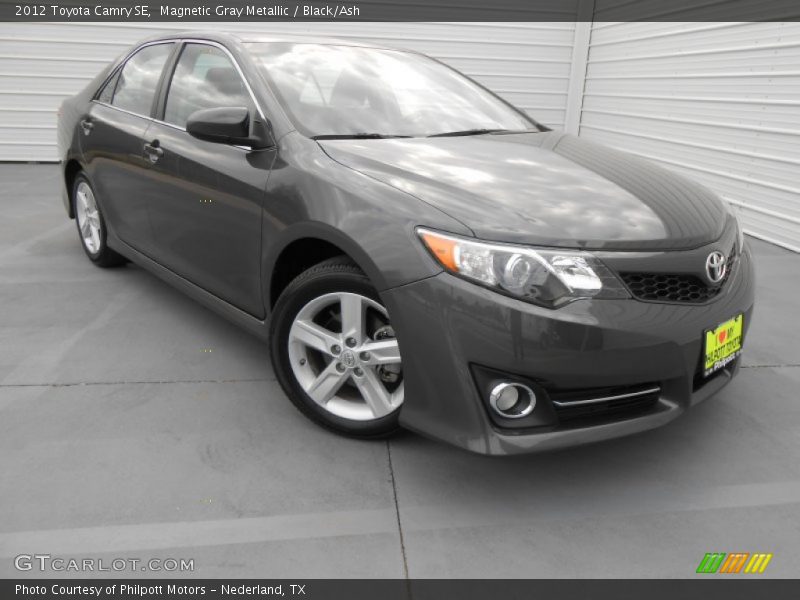 Magnetic Gray Metallic / Black/Ash 2012 Toyota Camry SE