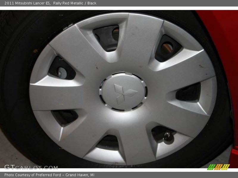 Rally Red Metallic / Black 2011 Mitsubishi Lancer ES