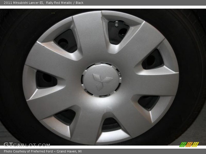 Rally Red Metallic / Black 2011 Mitsubishi Lancer ES