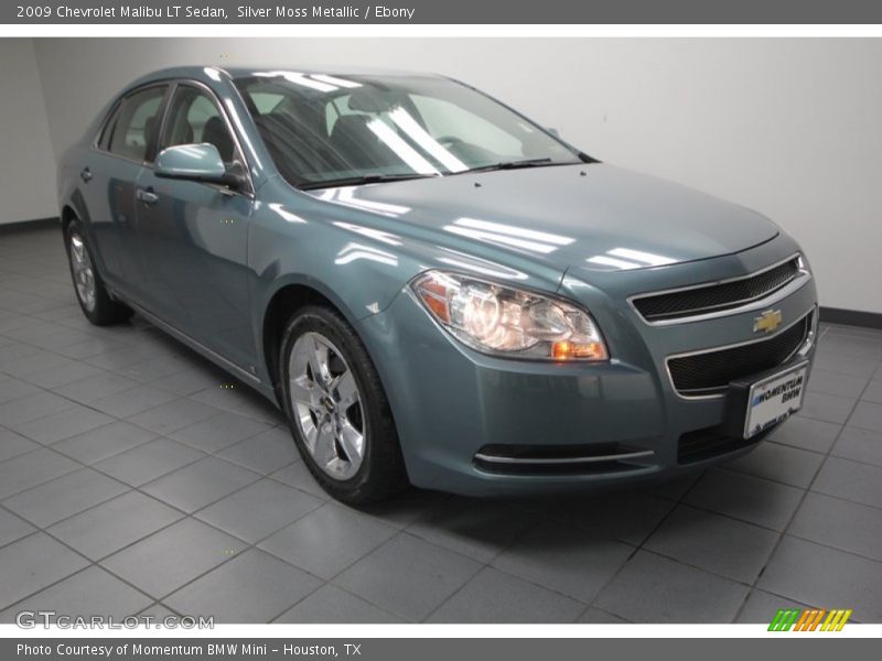 Silver Moss Metallic / Ebony 2009 Chevrolet Malibu LT Sedan