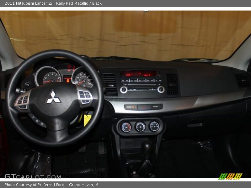Dashboard of 2011 Lancer ES