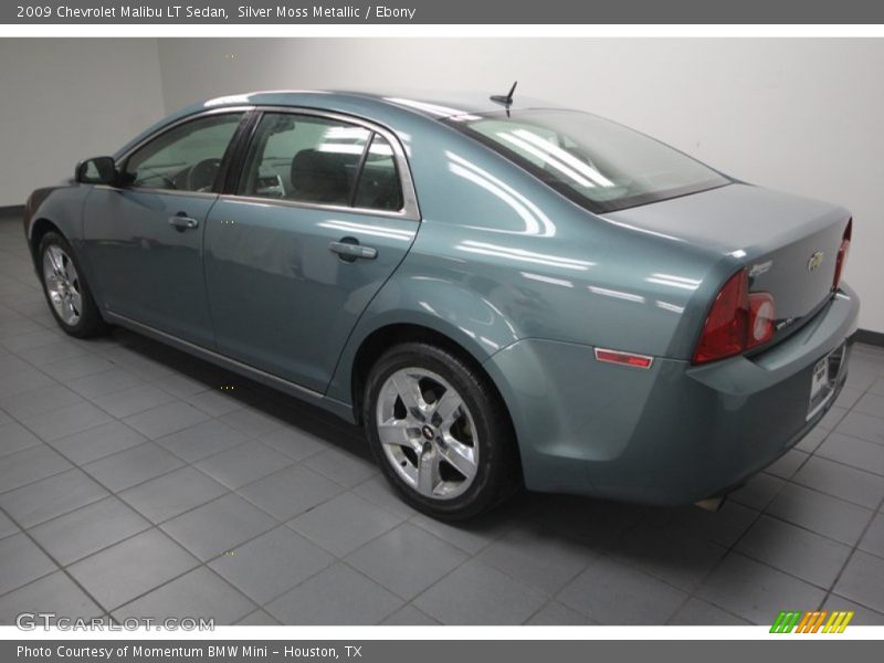 Silver Moss Metallic / Ebony 2009 Chevrolet Malibu LT Sedan
