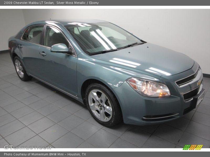 Silver Moss Metallic / Ebony 2009 Chevrolet Malibu LT Sedan