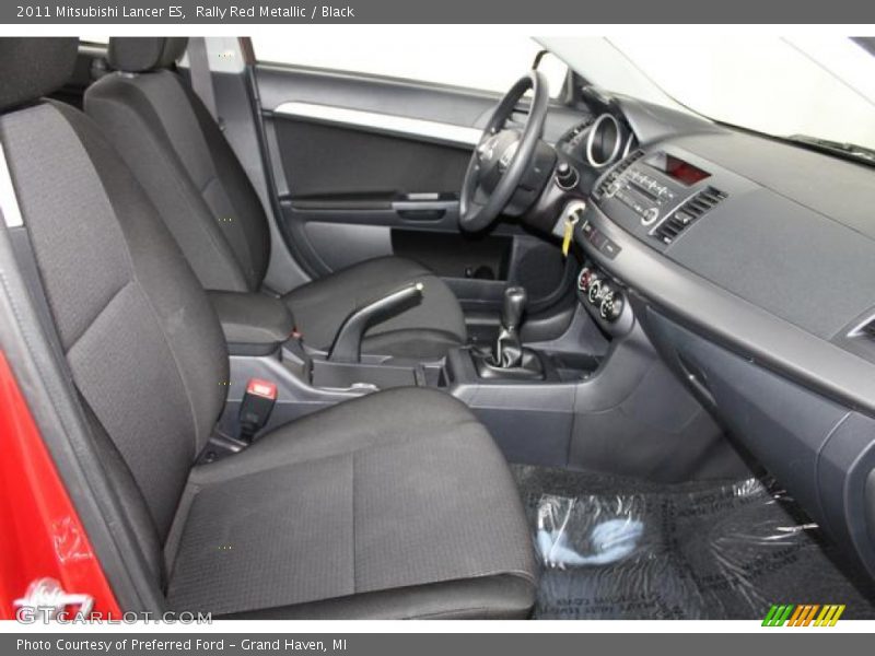  2011 Lancer ES Black Interior