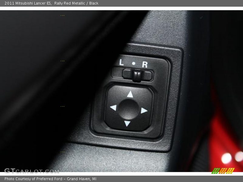 Rally Red Metallic / Black 2011 Mitsubishi Lancer ES