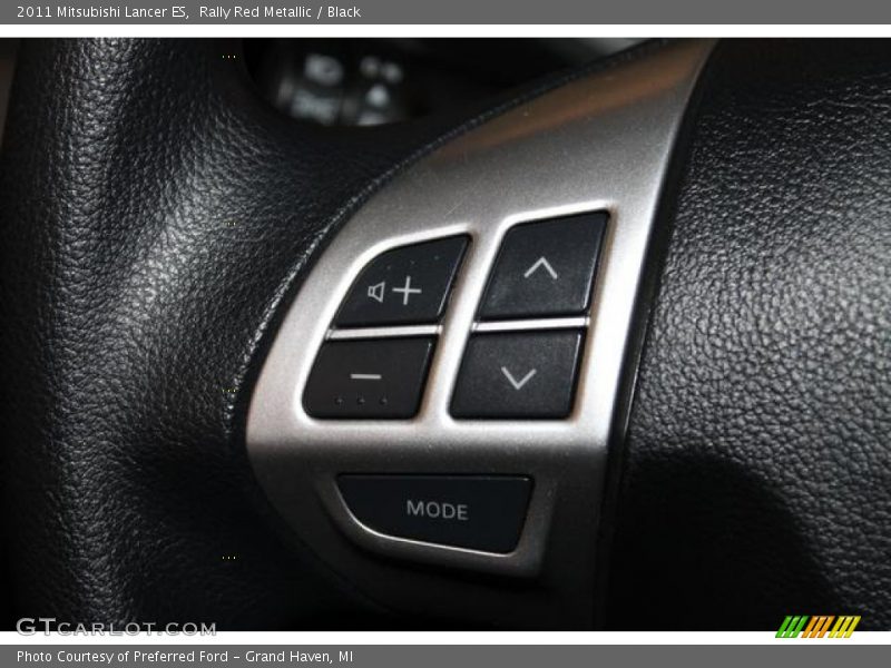 Rally Red Metallic / Black 2011 Mitsubishi Lancer ES
