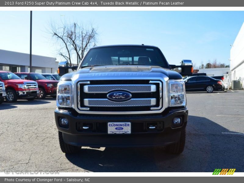 Tuxedo Black Metallic / Platinum Pecan Leather 2013 Ford F250 Super Duty Platinum Crew Cab 4x4