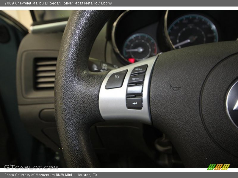 Silver Moss Metallic / Ebony 2009 Chevrolet Malibu LT Sedan