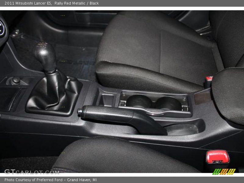 Rally Red Metallic / Black 2011 Mitsubishi Lancer ES