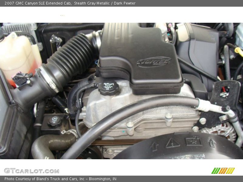 Stealth Gray Metallic / Dark Pewter 2007 GMC Canyon SLE Extended Cab