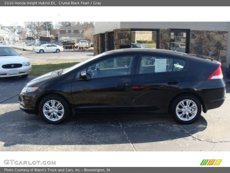 Crystal Black Pearl / Gray 2010 Honda Insight Hybrid EX